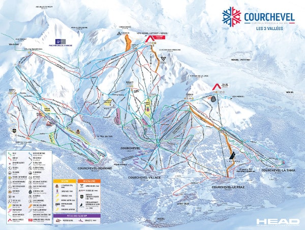 Piste Map Kaprun