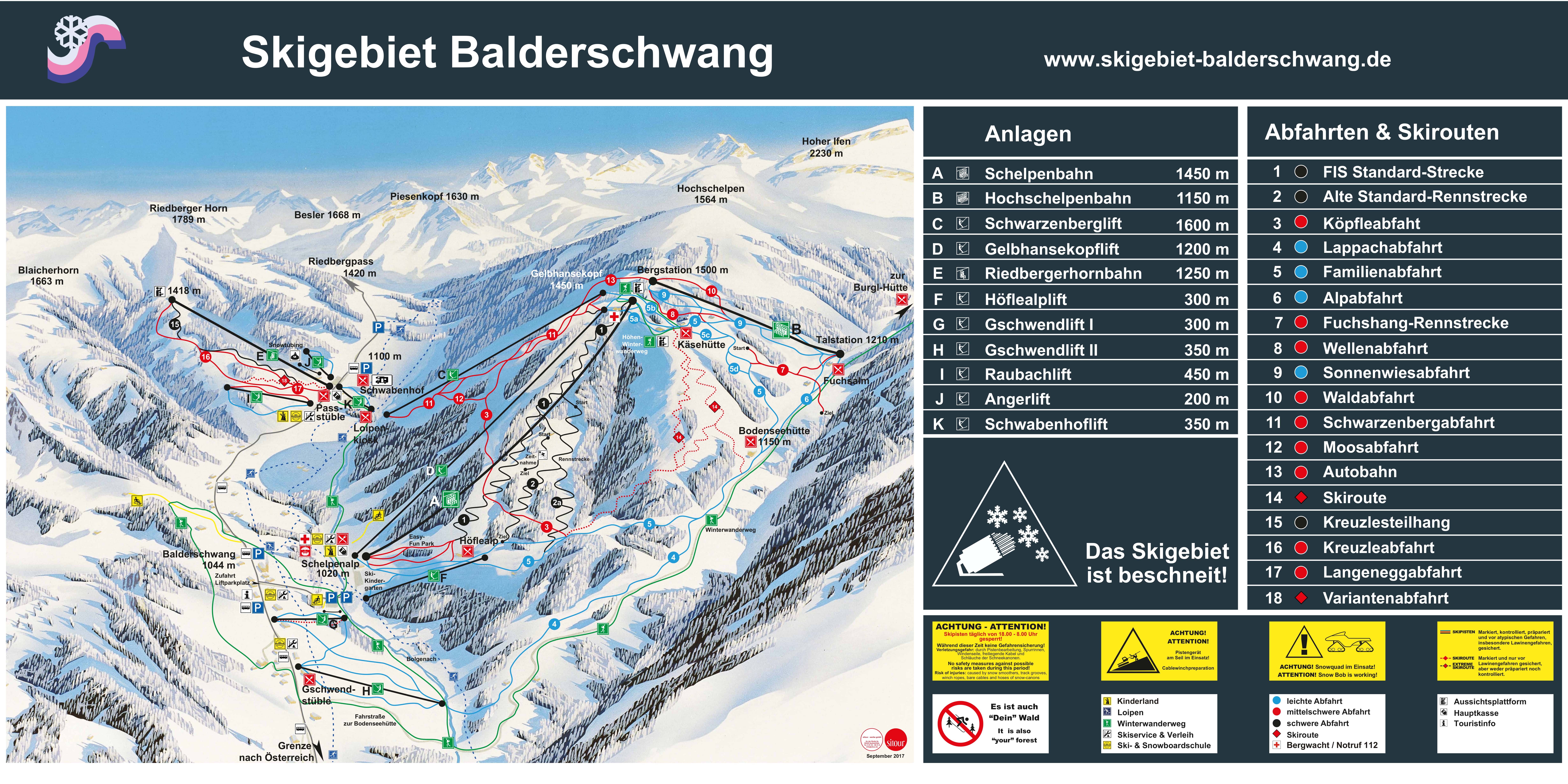 Balderschwang, Germany Piste Map – Free downloadable piste maps
