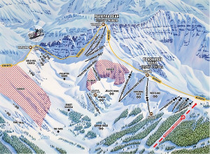 Telluride Ski Resort Piste Map