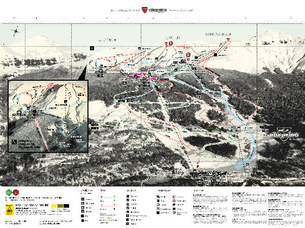 Chapelco Ski Resort Piste Map