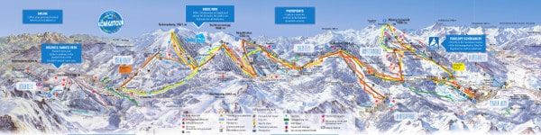 Hochkönig Piste Map