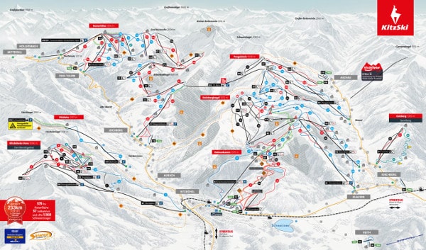 Kitzbuhel Piste Map Free downloadable piste maps.
