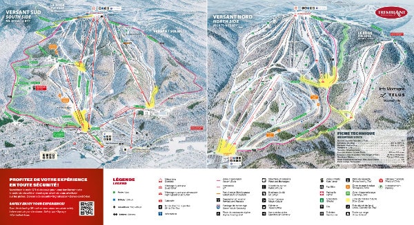 Tremblant Ski Resort Piste Map