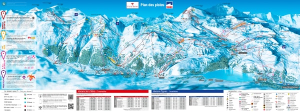Tignes Ski Resort Piste Map
