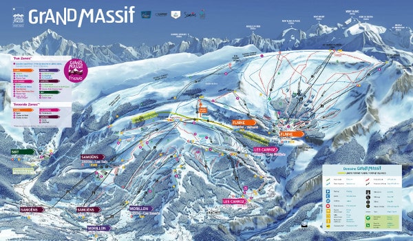 Flaine Ski Resort Piste Map