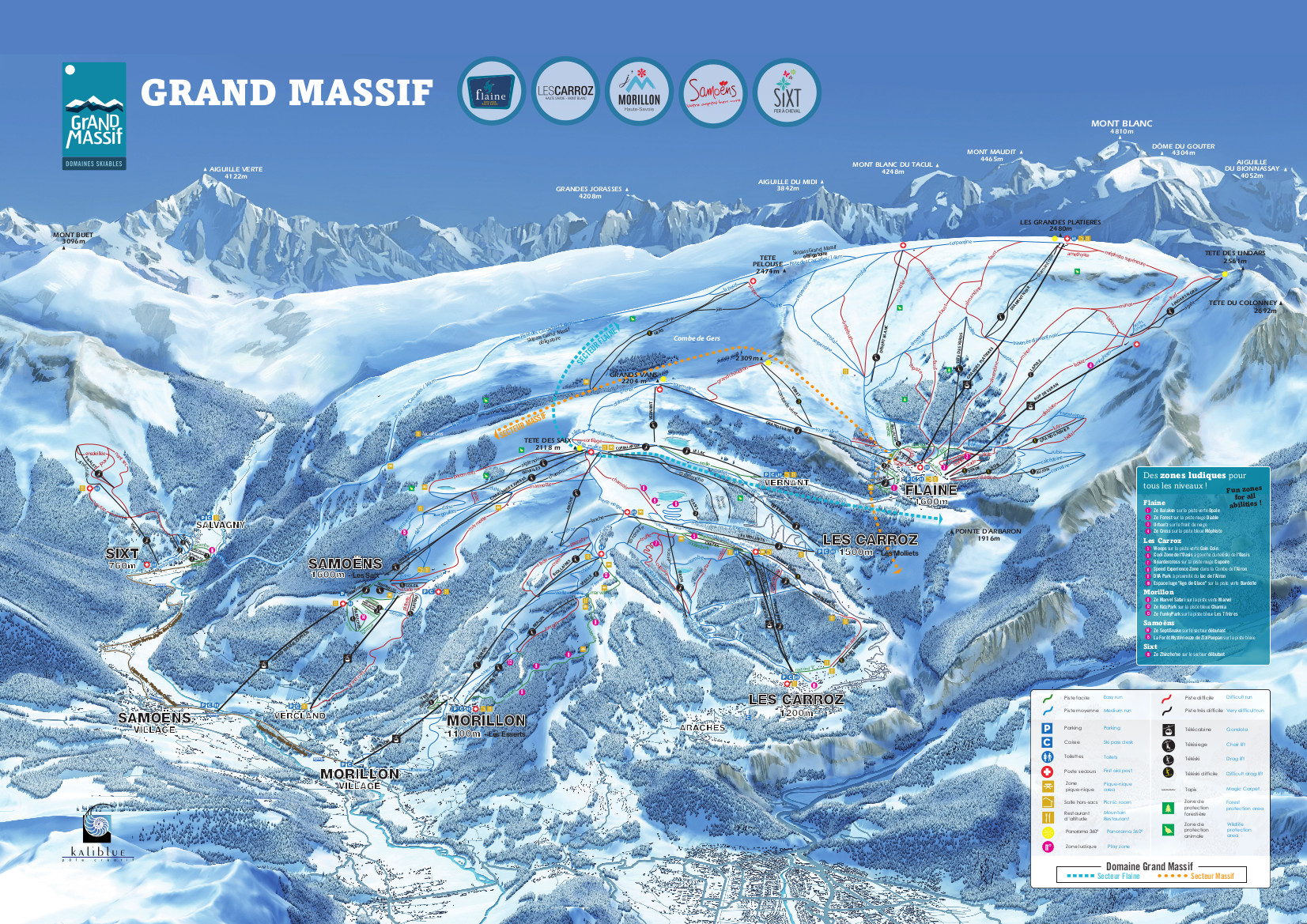 Ski Amade Piste Map