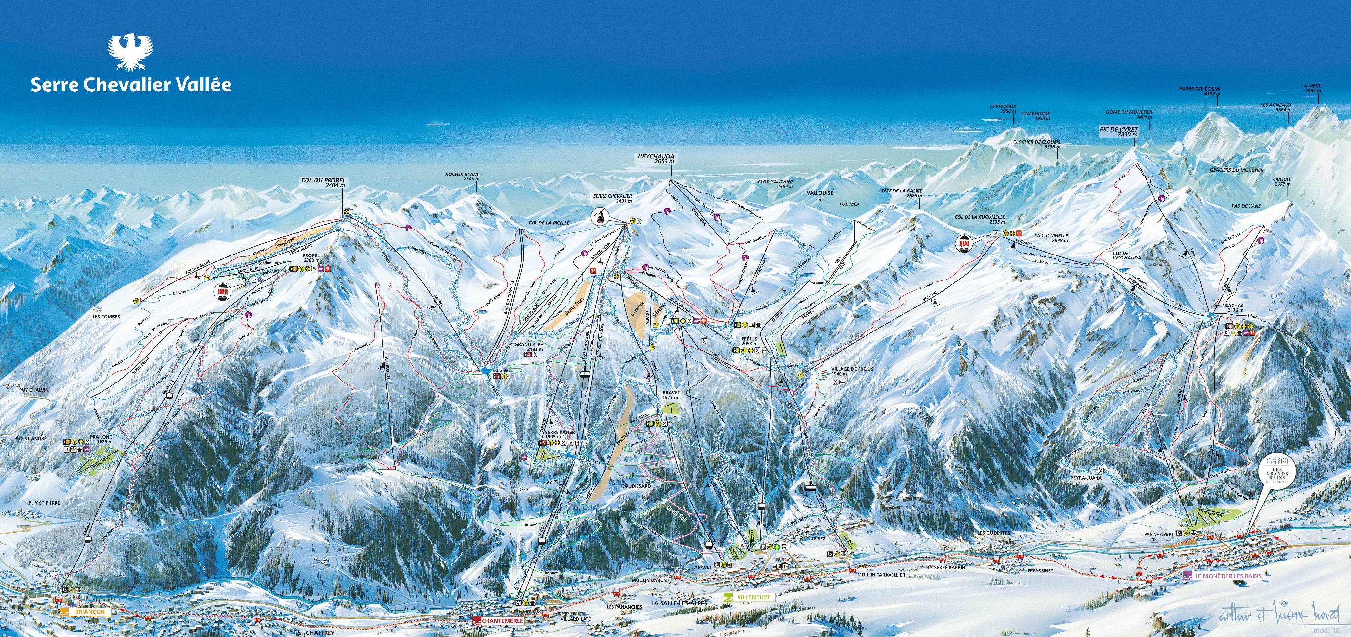 serre chevalier piste map free downloadable piste maps christmas in france