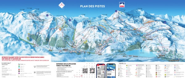 Val d'Isere Ski Resort Piste Map