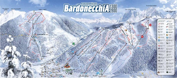 Bardonecchia Ski Resort Piste Map