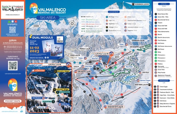 Valmalenco Piste Map