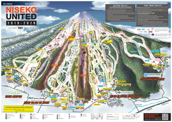 Niseko Ski Resort Piste Map
