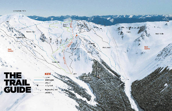 Craigieburn Ski Resort Piste Map