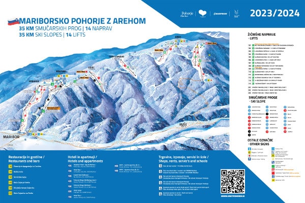 Maribor Pohorje Piste Map