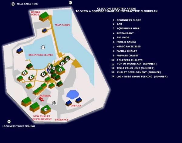 Tiffindell Piste Map