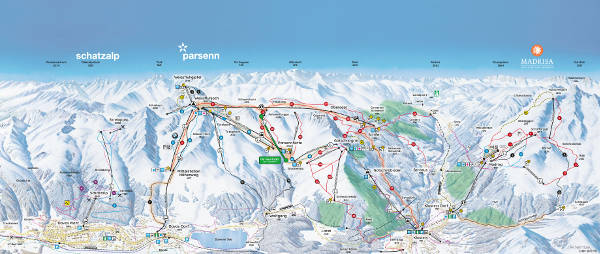 Davos Klosters Piste Map