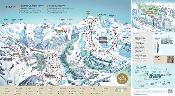 Engelberg Piste Ski Map