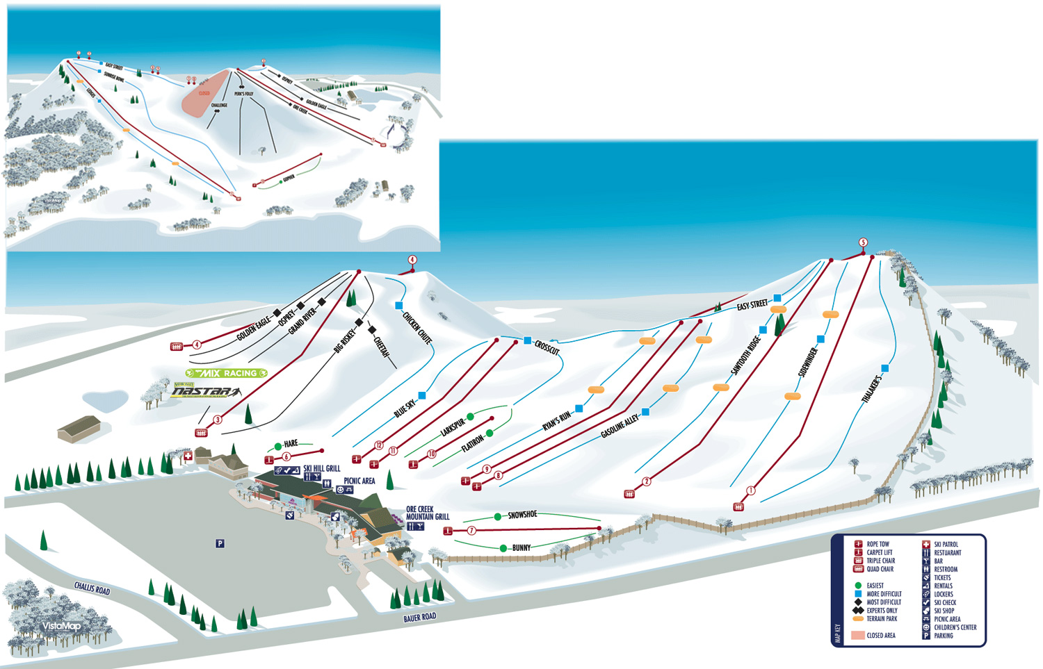 Mt Brighton Piste Maps