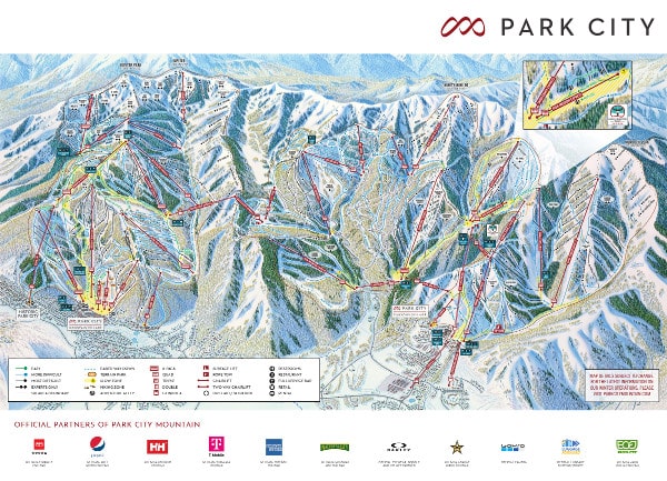 Park City Ski Resort Piste Map