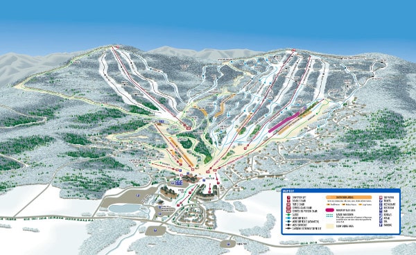 Windham Mountain Ski Resort Piste Ski Map